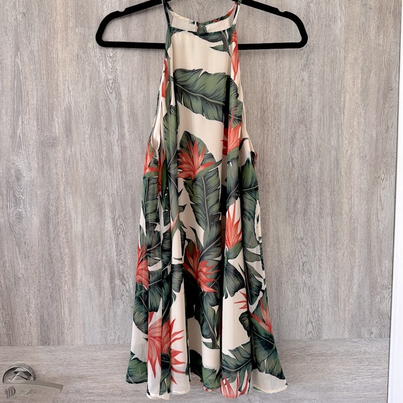 Show Me Your Mumu Gomez Halter Mini Dress in Paradise Found - Picture 3 of 8